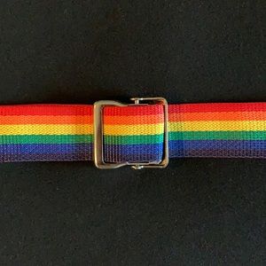 Pride Rainbow 🌈 Long Canvas Belt